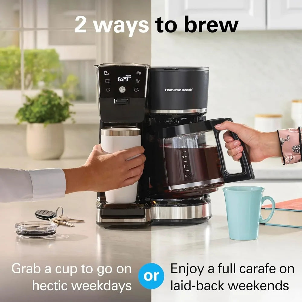 Hamilton Beach Two Way 12 Cup Programmable Drip Coffee Maker