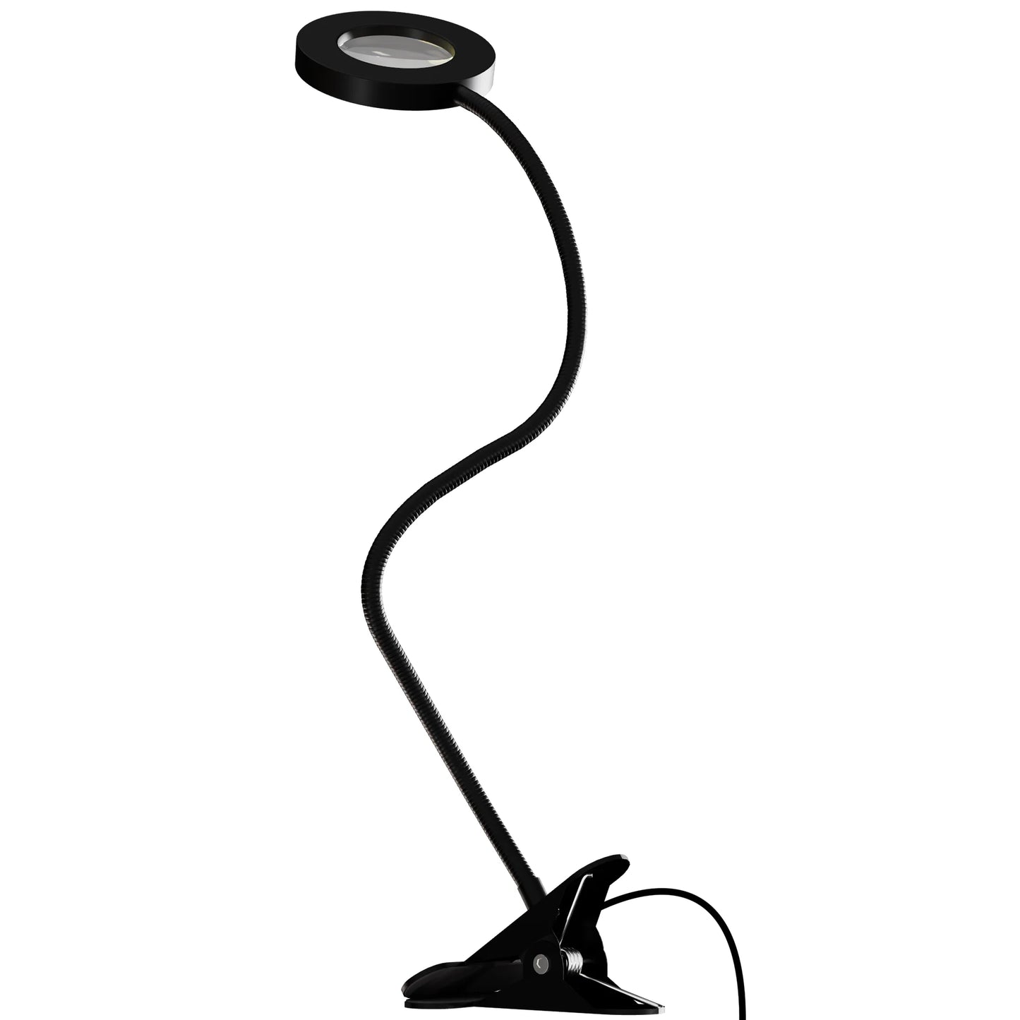 Smeileas 5X Magnifying Lamp with Light Clip On LED Reading