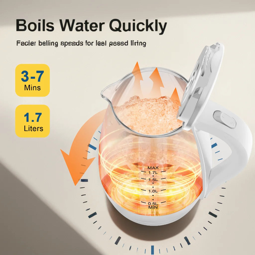 CACHOO Electric Kettle With Water Dispenser 1200W Auto Shutoff