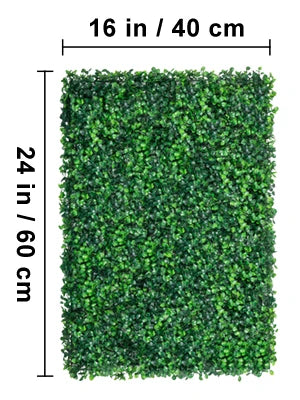 UV Boxwood Hedge Wall Panels 24 Piece Set 20x20 Or 24x16 Inches Outdoor Backdrop Greenery