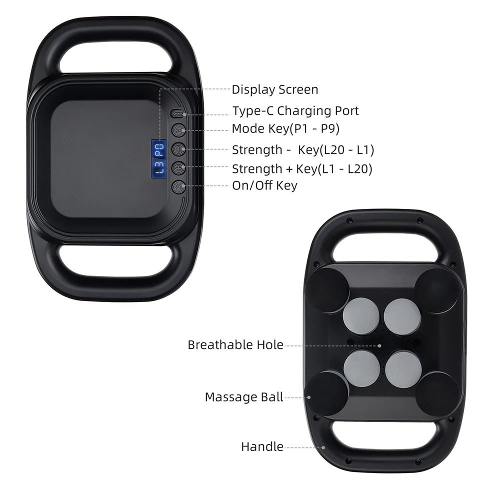Foreverlily High Frequency Vibration Body Massage Gun Muscle Recovery Tool