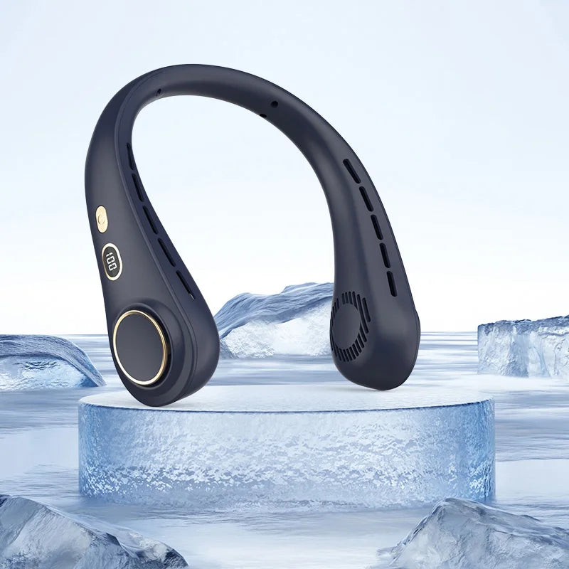 Portable Neck Fan Rechargeable Personal Cooling For Outdoor Travel