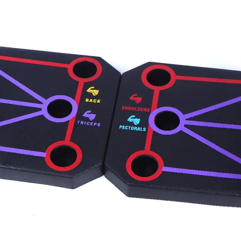 Multifunctional Push Up Board With 20 Holes For Home Gym