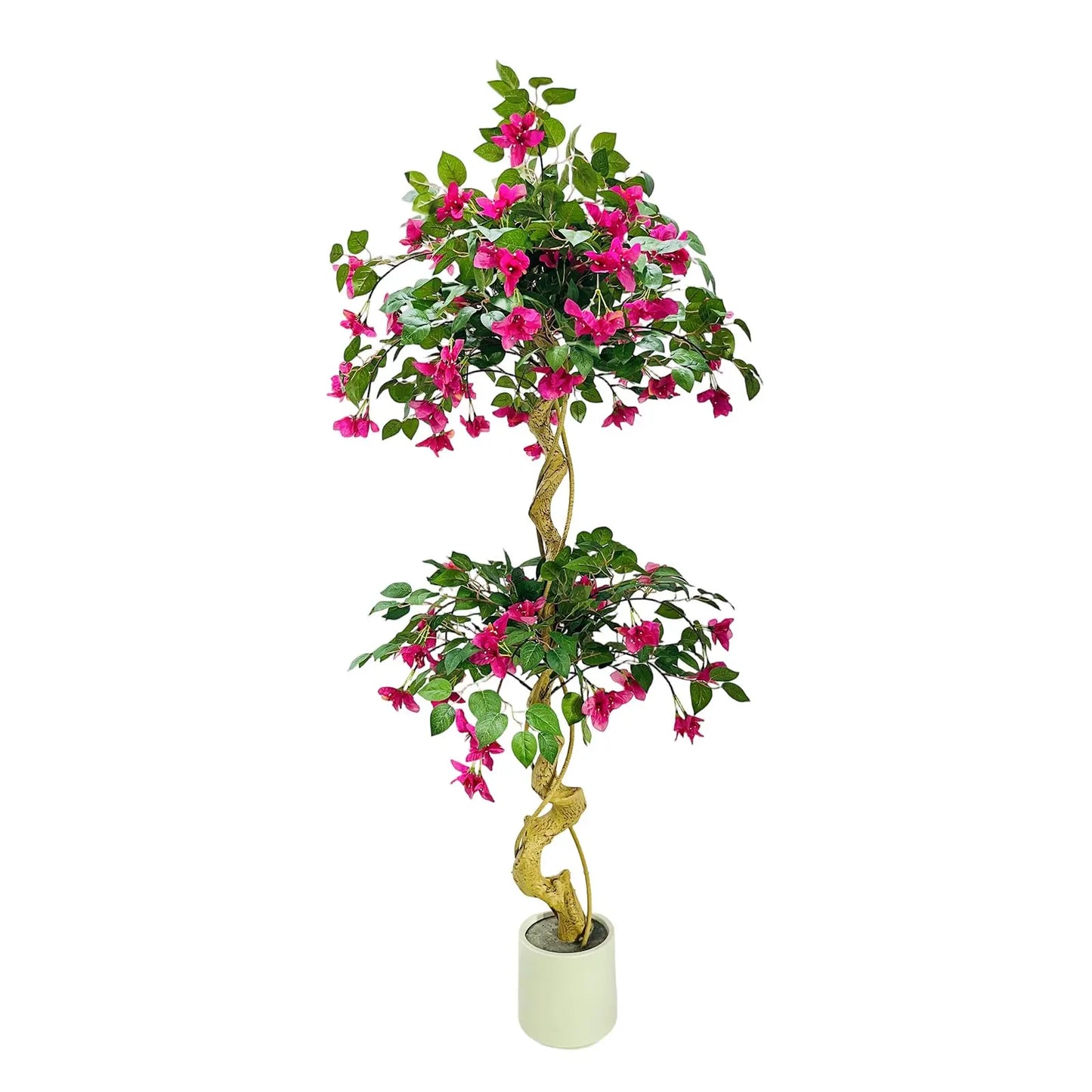 HiMISS Lifelike Bougainvillea Artificial Tree for Indoor Outdoor Decor