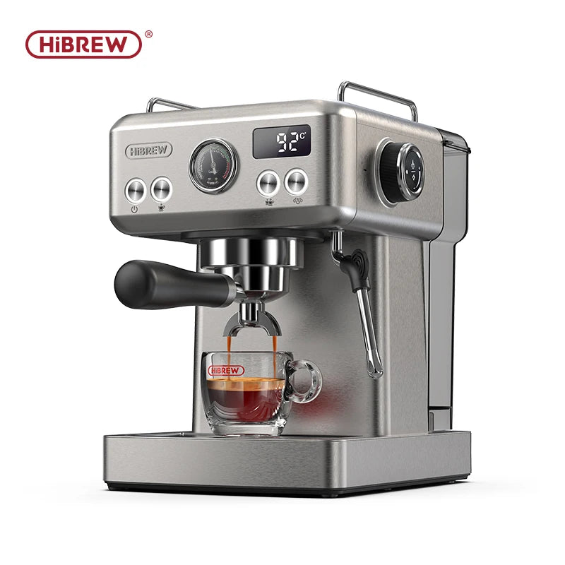 HiBREW 20 Bar Semi Automatic Espresso Machine With Portafilter