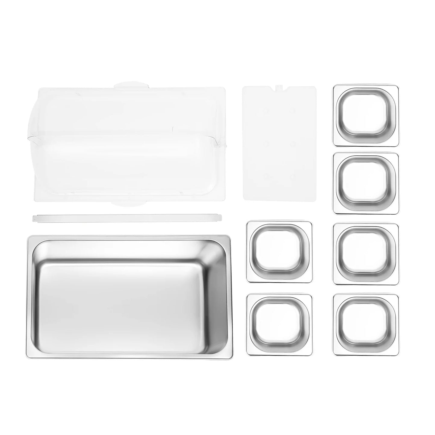 Bymaocar Countertop Condiment Dispenser Buffet Tray For Salad Dressings