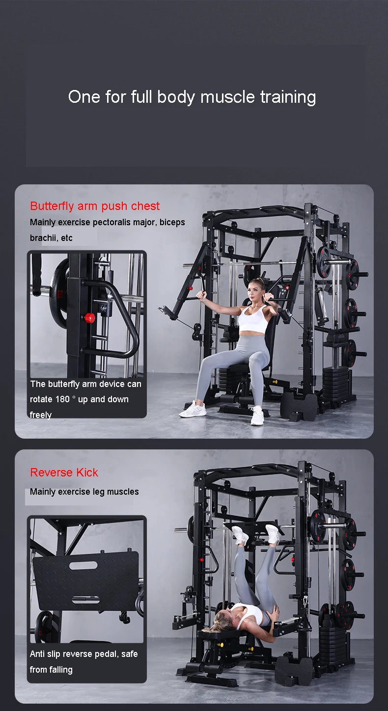 SRhxq Smith Gantry Multi Functional Strength Training System