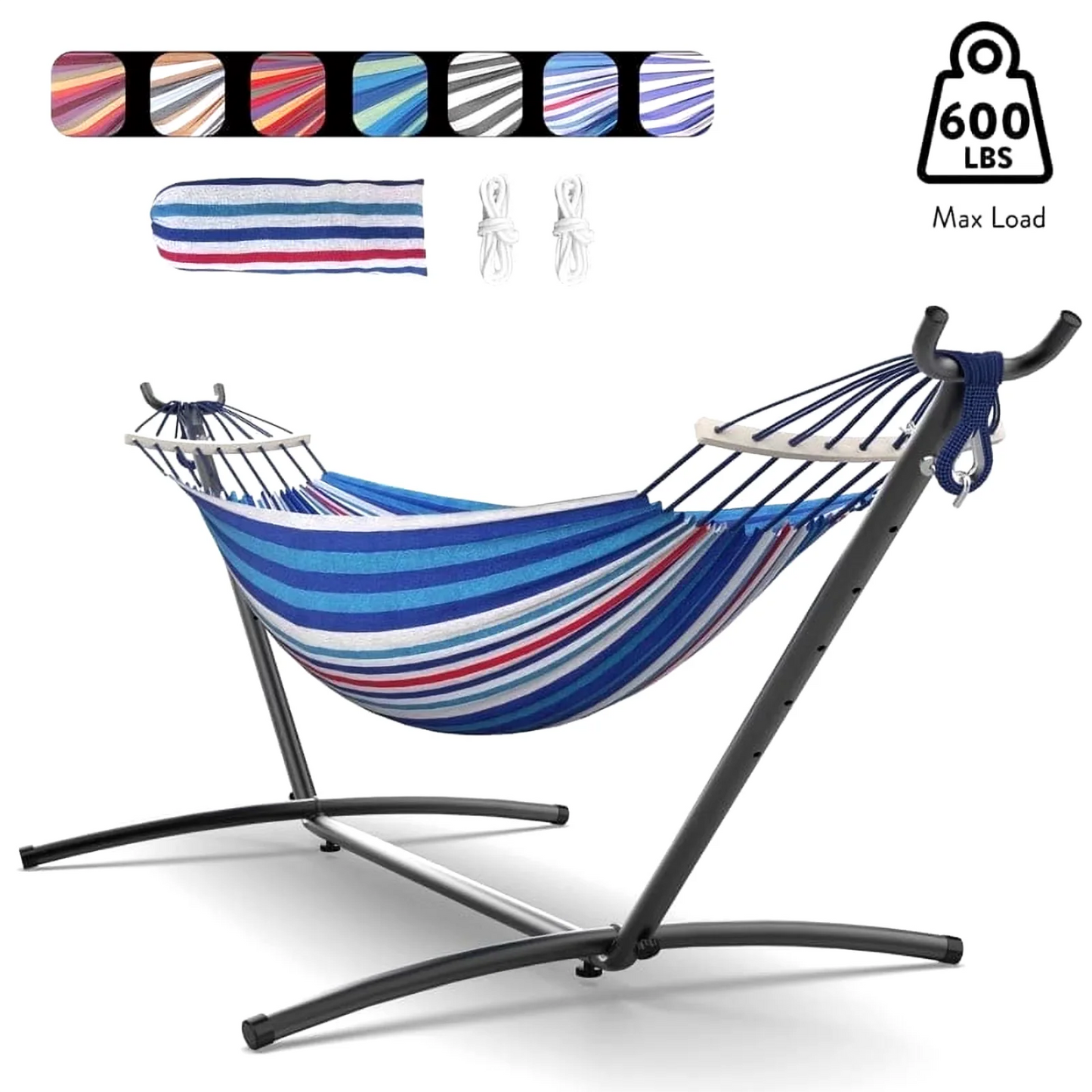 Gyroor Adjustable Outdoor Stand Hammock With Storage Bag For Relaxation