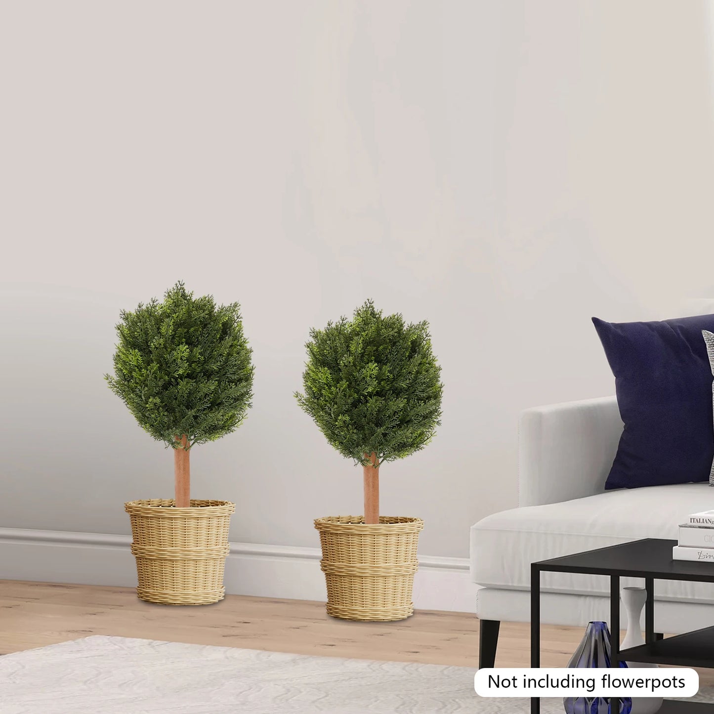 Artificial Cypress Trees With Spikes For Indoor Outdoor Home Decor