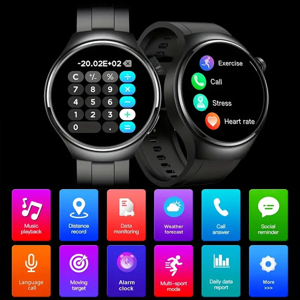 SENBONO Men Smart Watch Heart Rate Blood Oxygen Bluetooth Monitor