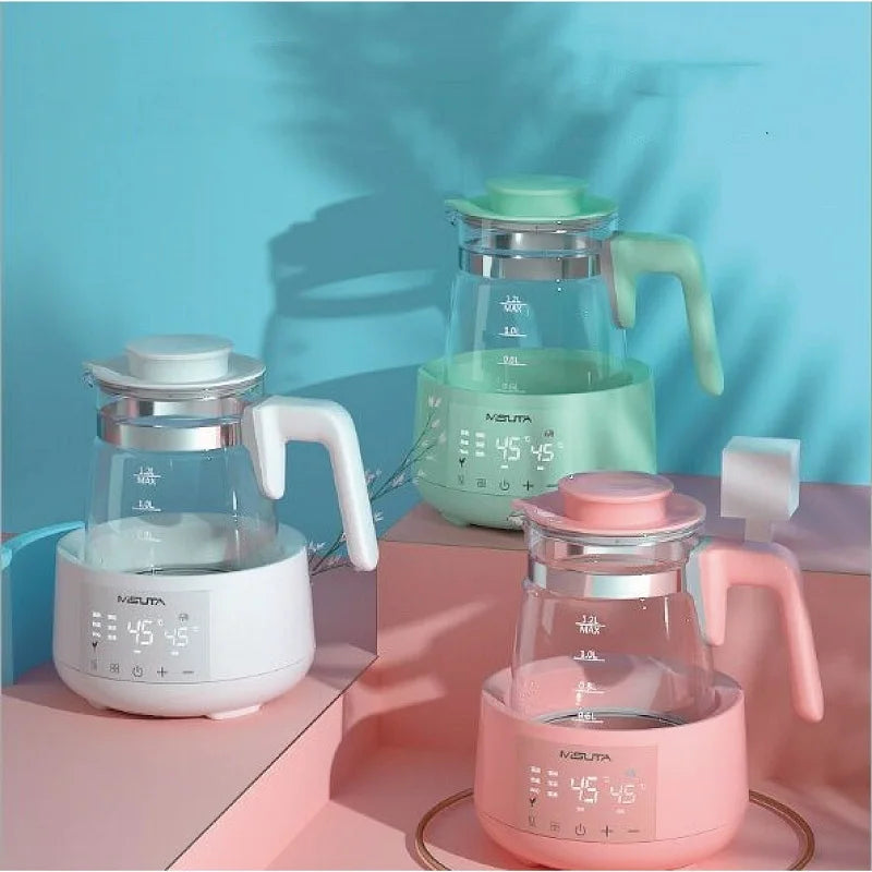 Luouphei Smart Baby Milk Warmer Electric Glass Kettle Temperature Control