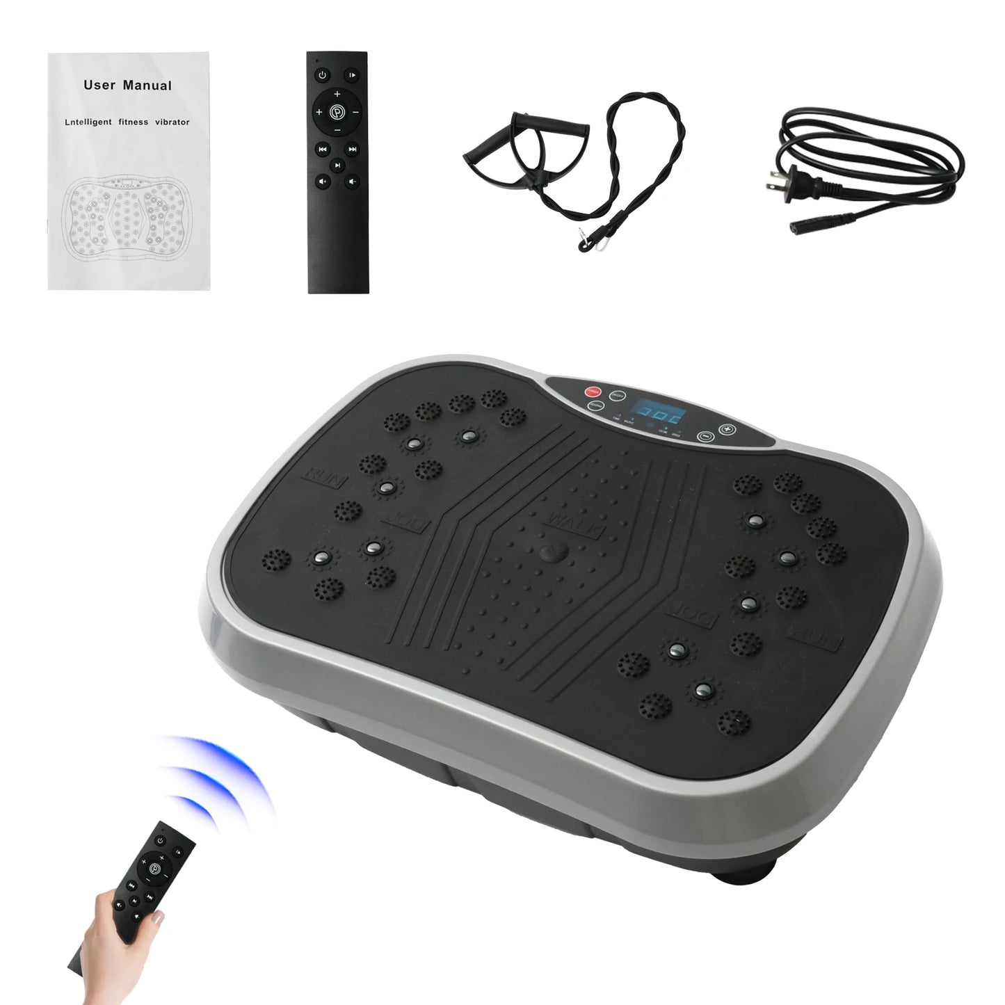 Vibration Plate Exercise Machine Fat Burning Home Fitness Portable Equipment