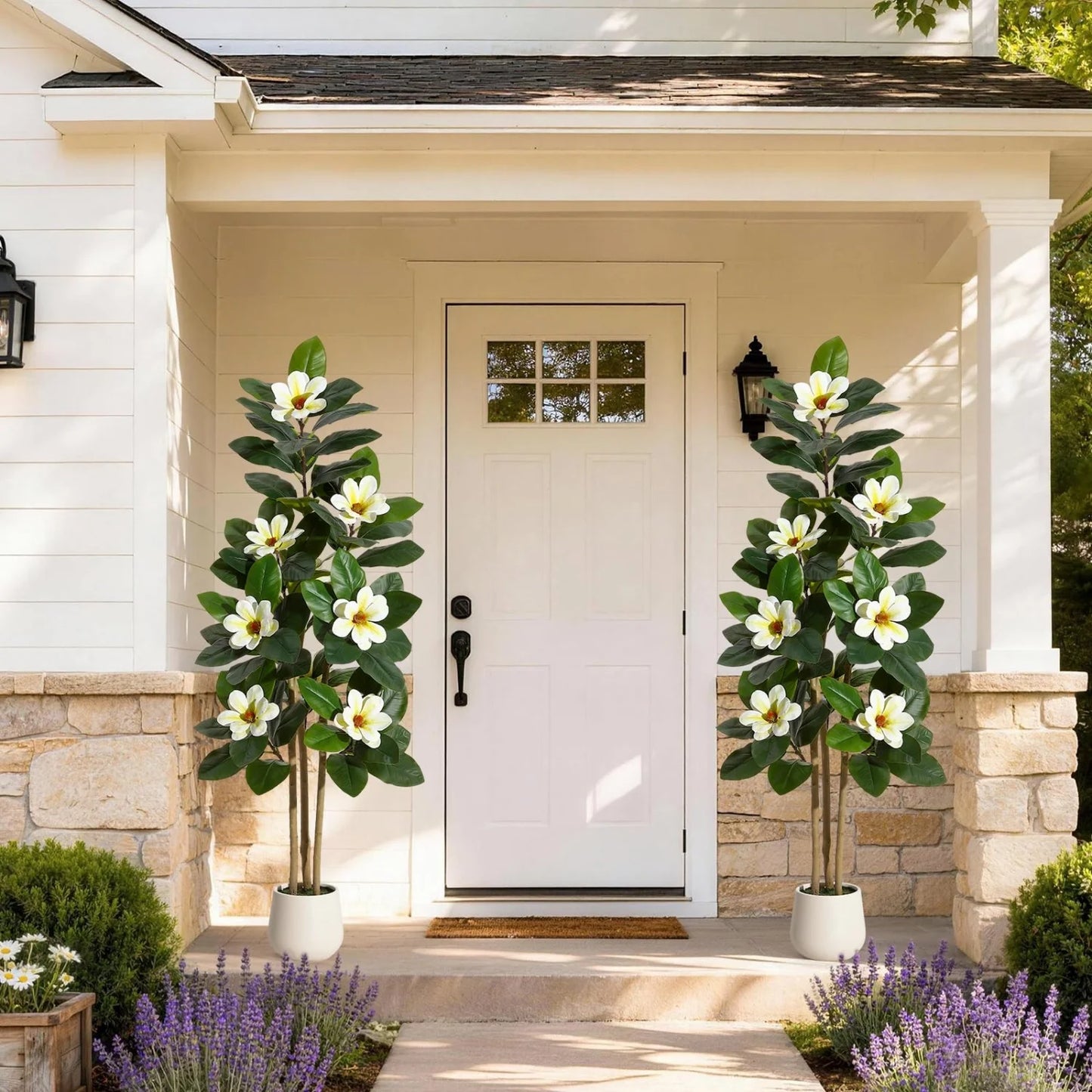 HiMISS Artificial Olive Tree With Lifelike Leaves For Home Decoration