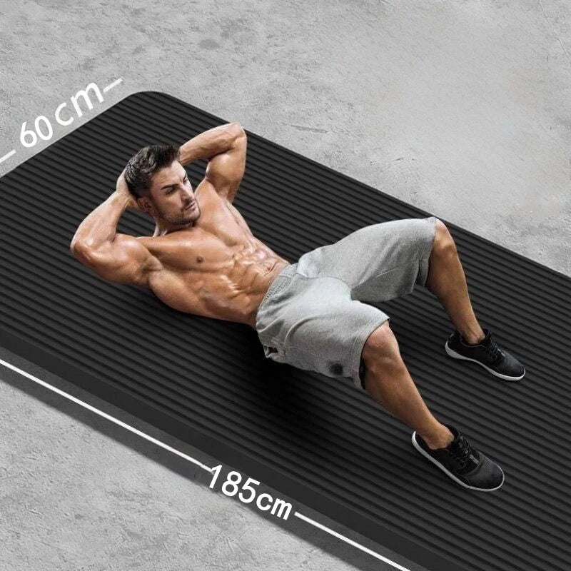 Non Slip Yoga Mat For Home Gym Travel Cushion Workouts