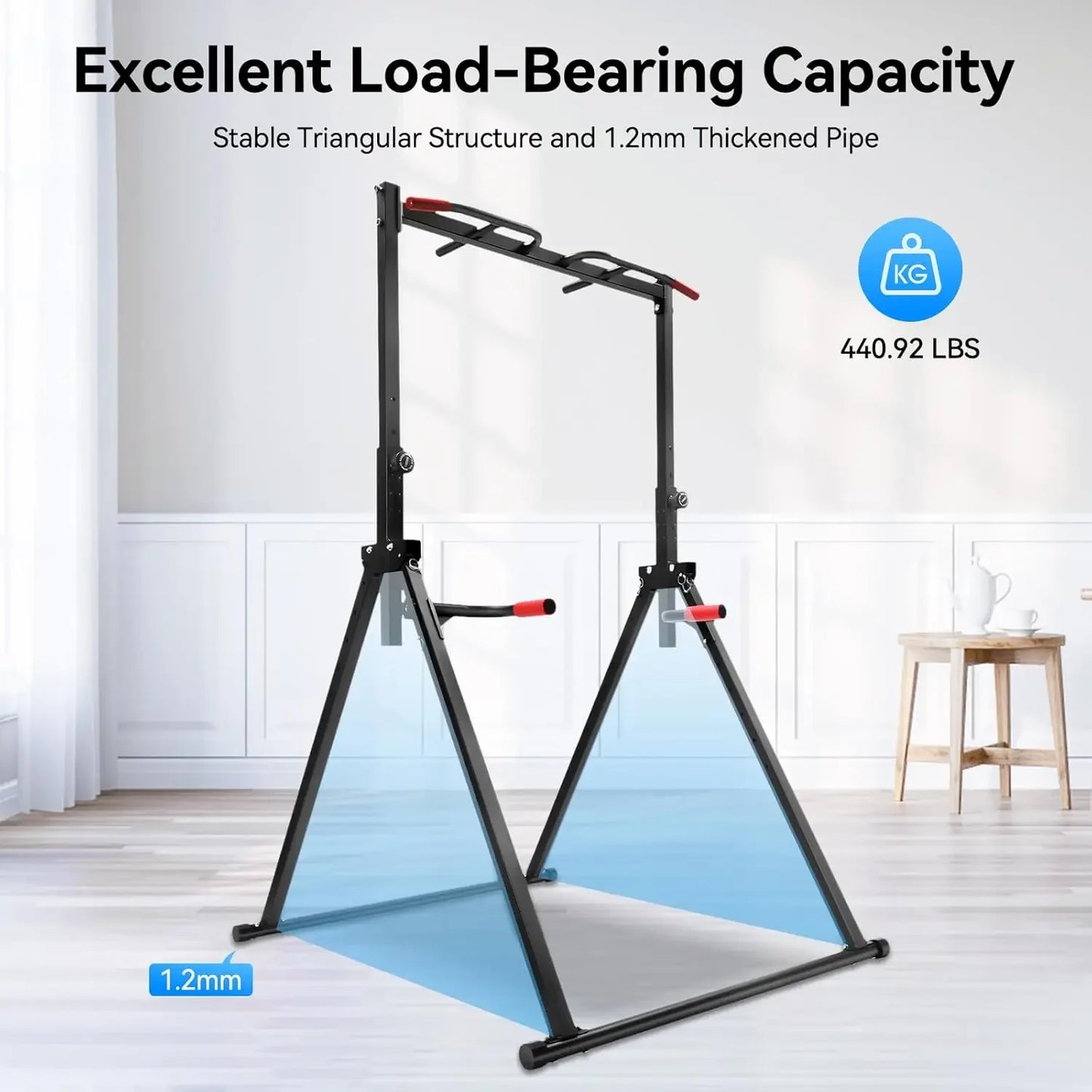 Power Tower Chin Up Dip Bar For Home Gym Equipment