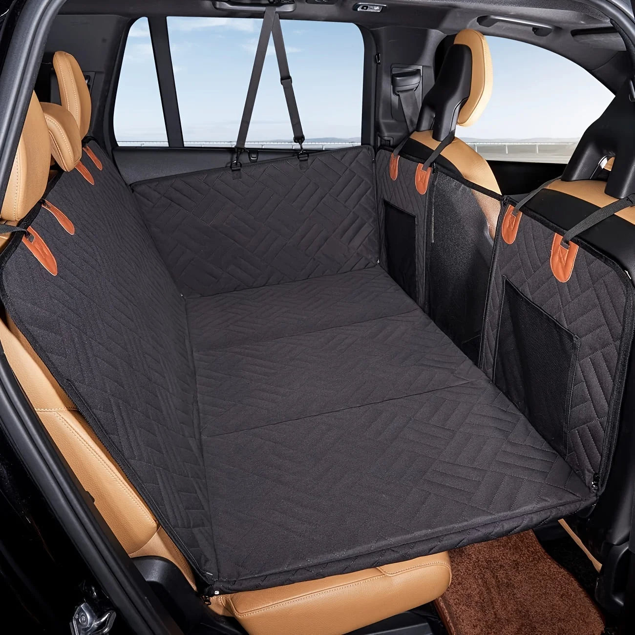 Hammock Style Portable Back Seat Cover Waterproof Anti Slip Dogs