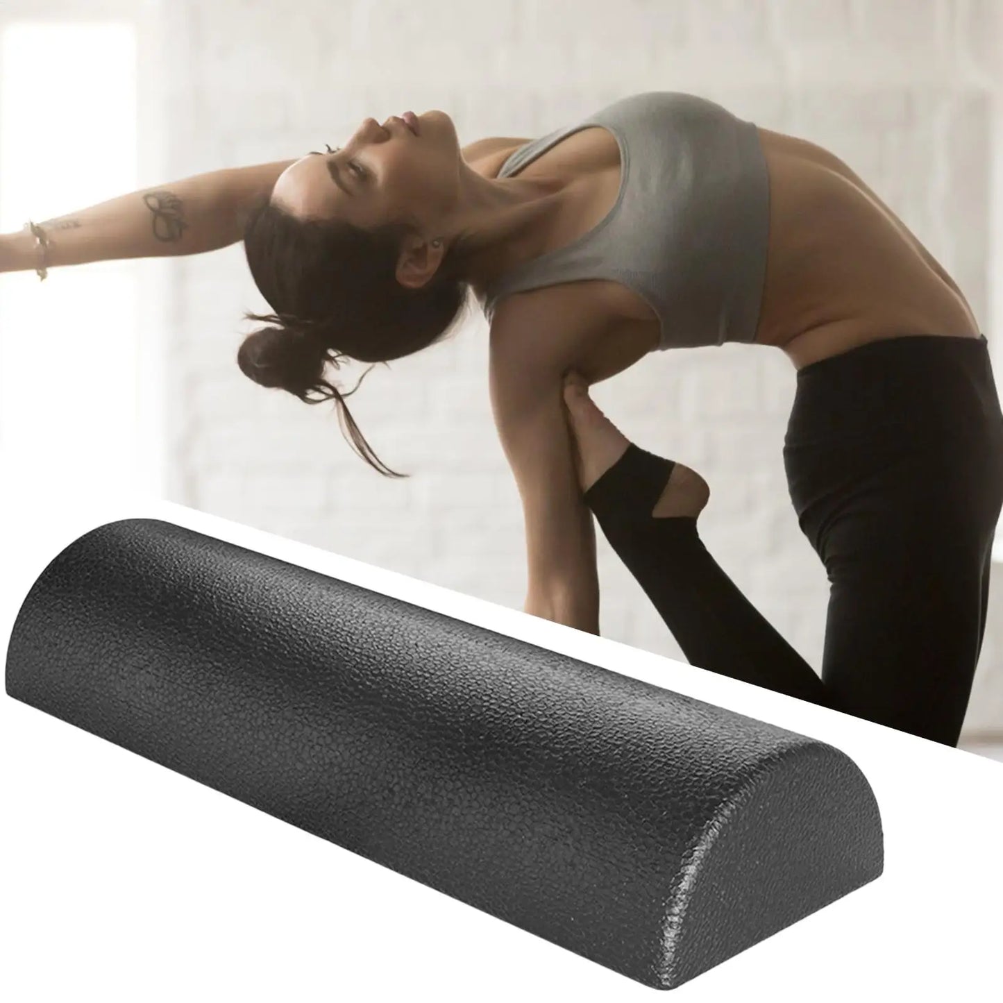 Half Round Yoga Column Roller For Muscle Relaxation And Balance