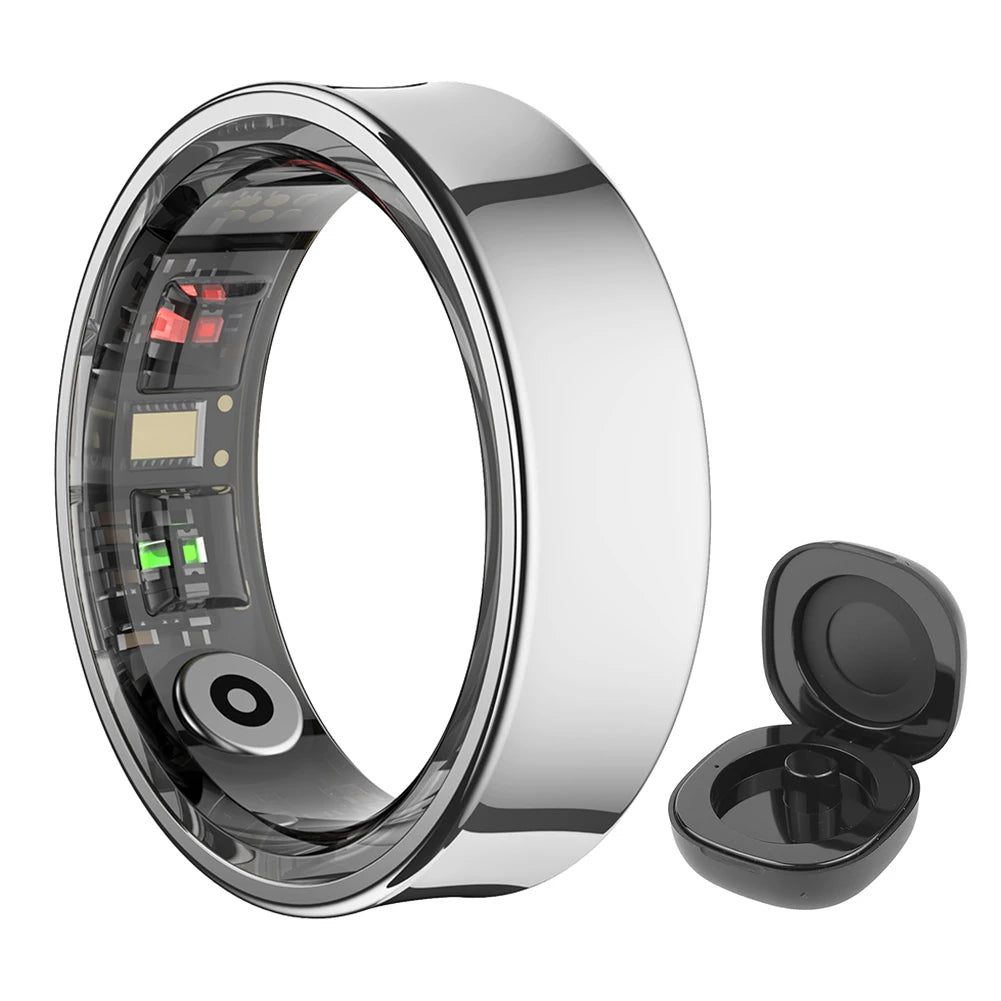 APWIKOGER R09 Smart Ring Heart Rate Blood Oxygen Sleep Monitor