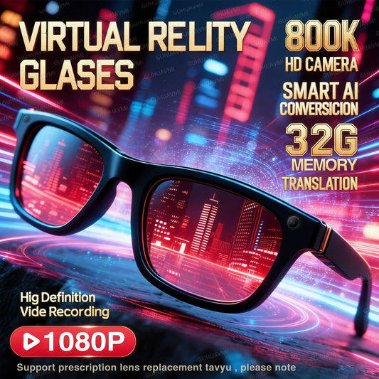 Step into the future with the GUHUAVMI M02S Smart AI Glasses and empower yourself with hands-free video, live translation, and smarter conversations.
