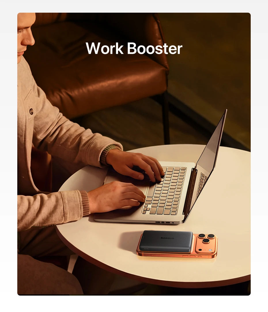 Baseus Qi2 25W Magnetic Wireless Power Bank 10000mAh PD 45W