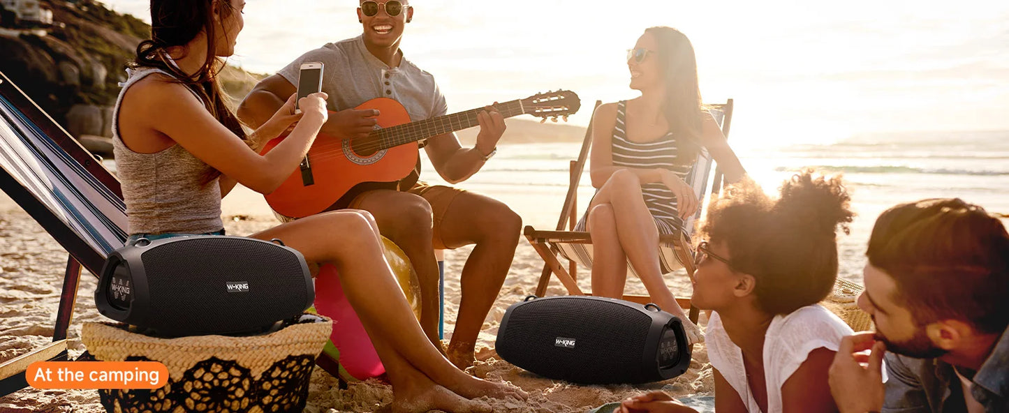 W-King X10 Bluetooth Speaker 120W Portable Waterproof Outdoor Party Subwoofer