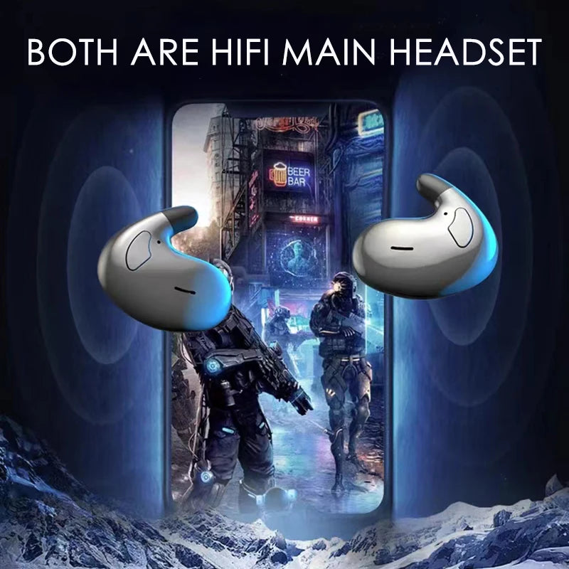 SK Ultra Thin Sleep Headphones Wireless Bluetooth Earbuds Waterproof