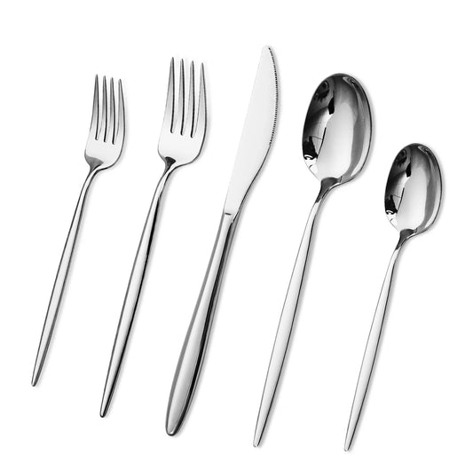 Lorena Eclipse 20 Piece Stainless Steel Flatware Set