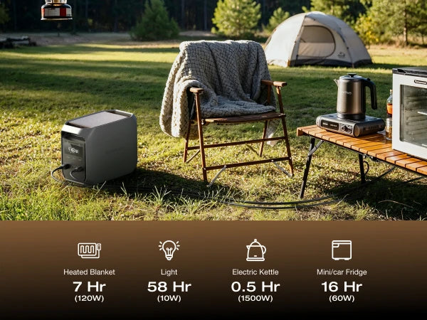 ECOFLOW Delta 3 Portable Power Station 1024Wh LiFePO4 Battery