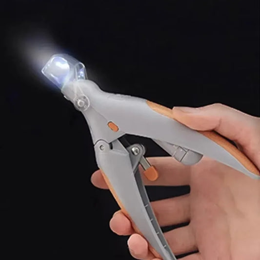 LED Light Pet Nail Clipper With Amplification Function For Dogs And Cats