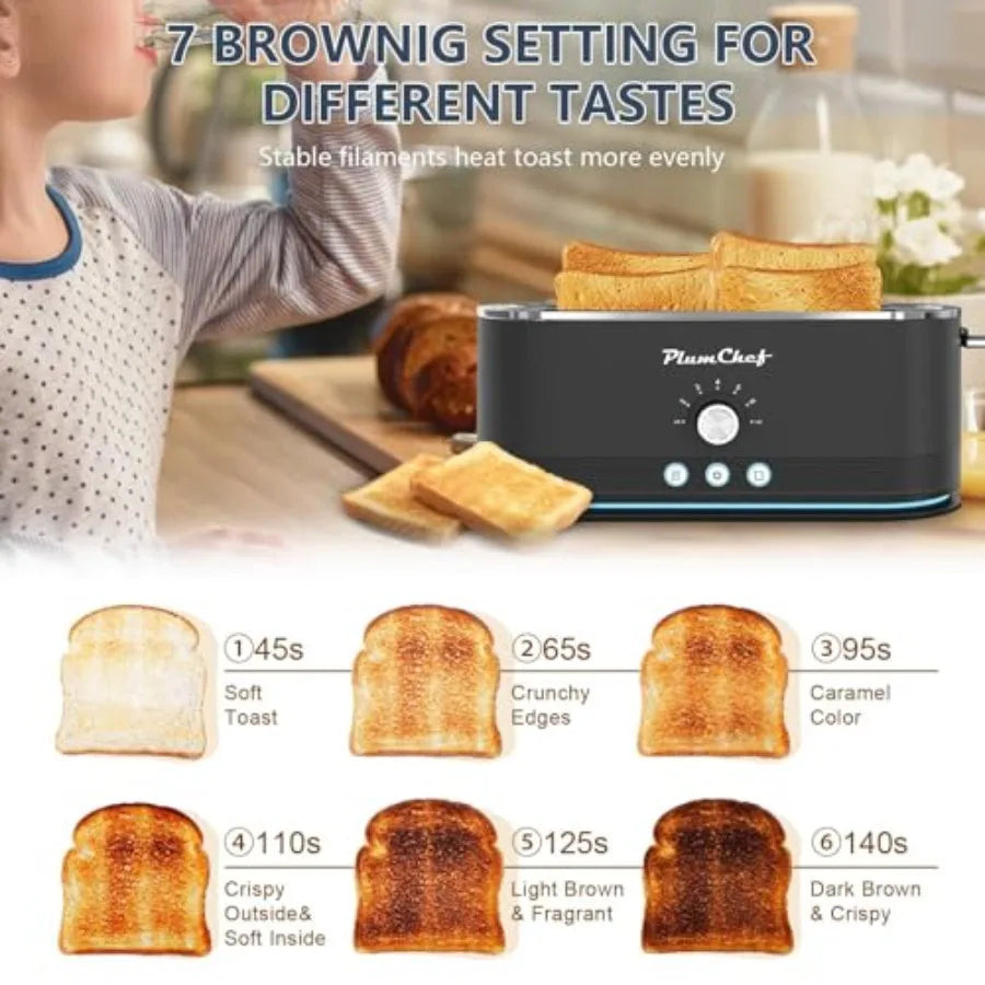 4-Slice Toaster With Extra Wide Slots And 7 Browning Settings