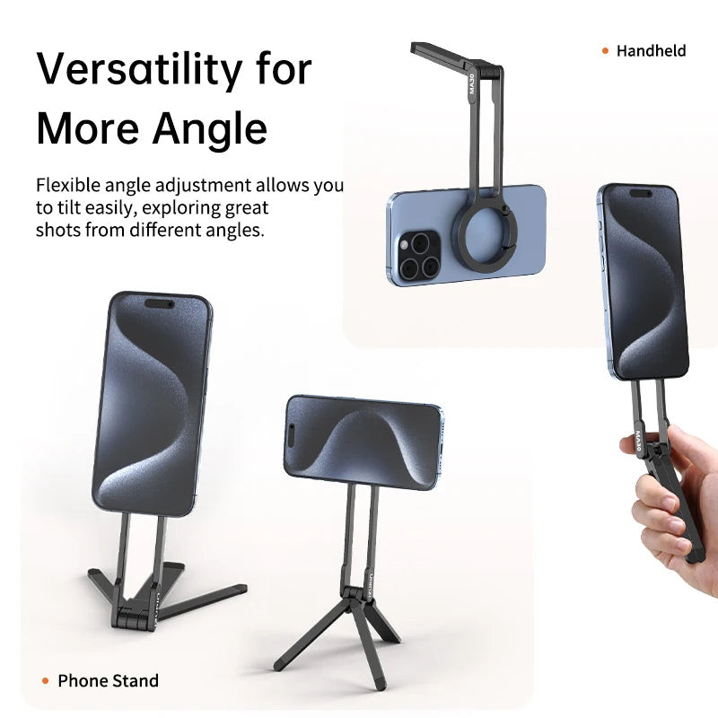 Ulanzi MA30 Magnetic Phone Tripod Holder for iPhone