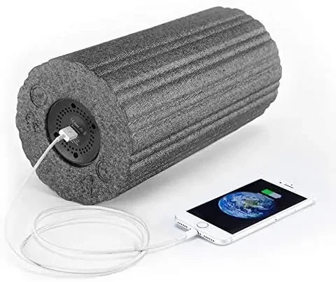 IQTEMOT Electric Yoga Column Roller With Vibration Massage 5 Speeds