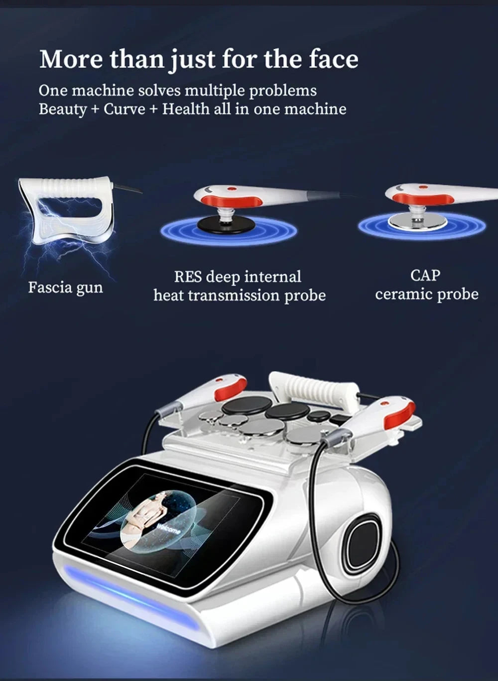 XHUODADA Portable Diathermy Body Slimming Machine Pain Relief Skin Tightening