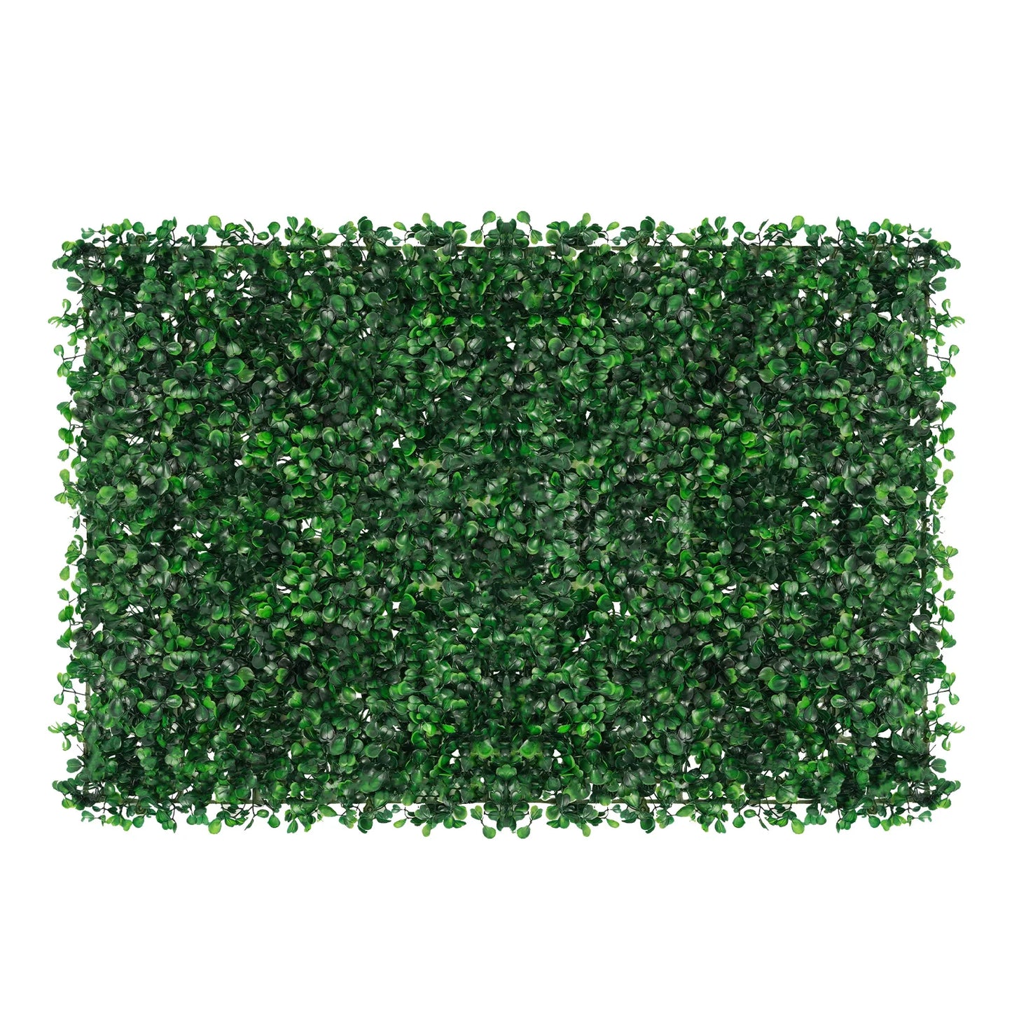 Create a lush, evergreen backdrop in minutes with this versatile 12-piece artificial grass mat panel set.