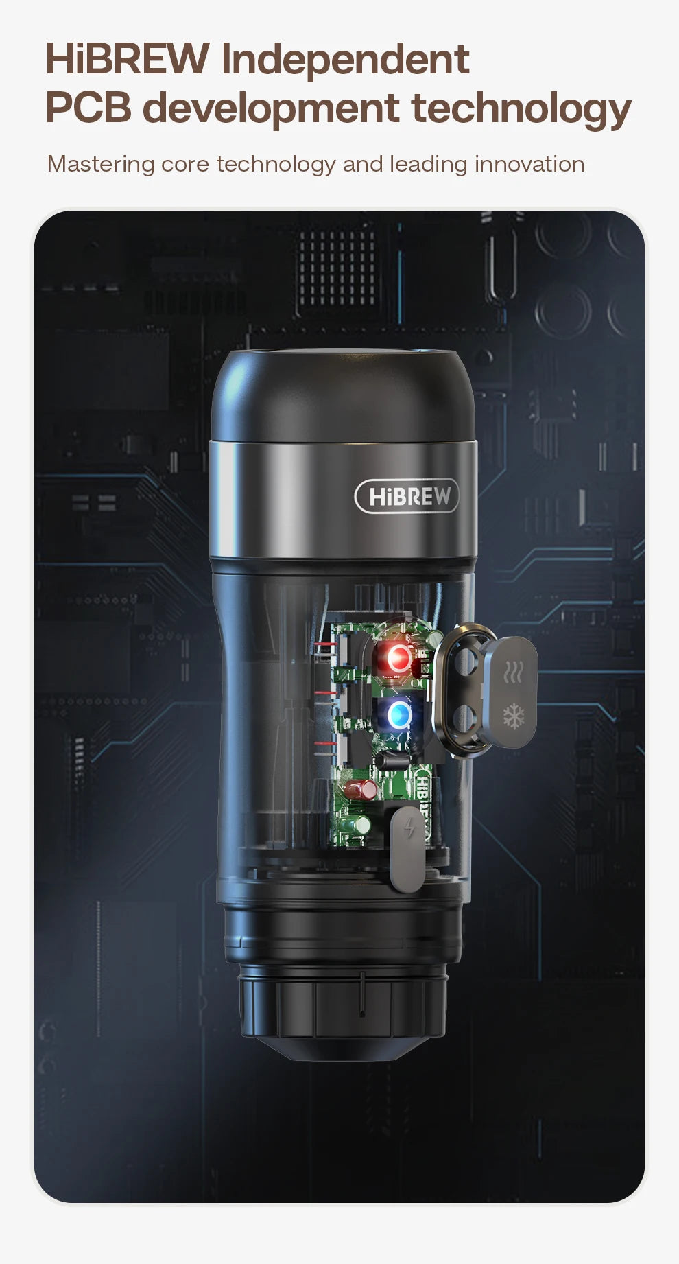 HiBREW Portable Espresso Coffee Machine For Car And Home 12V