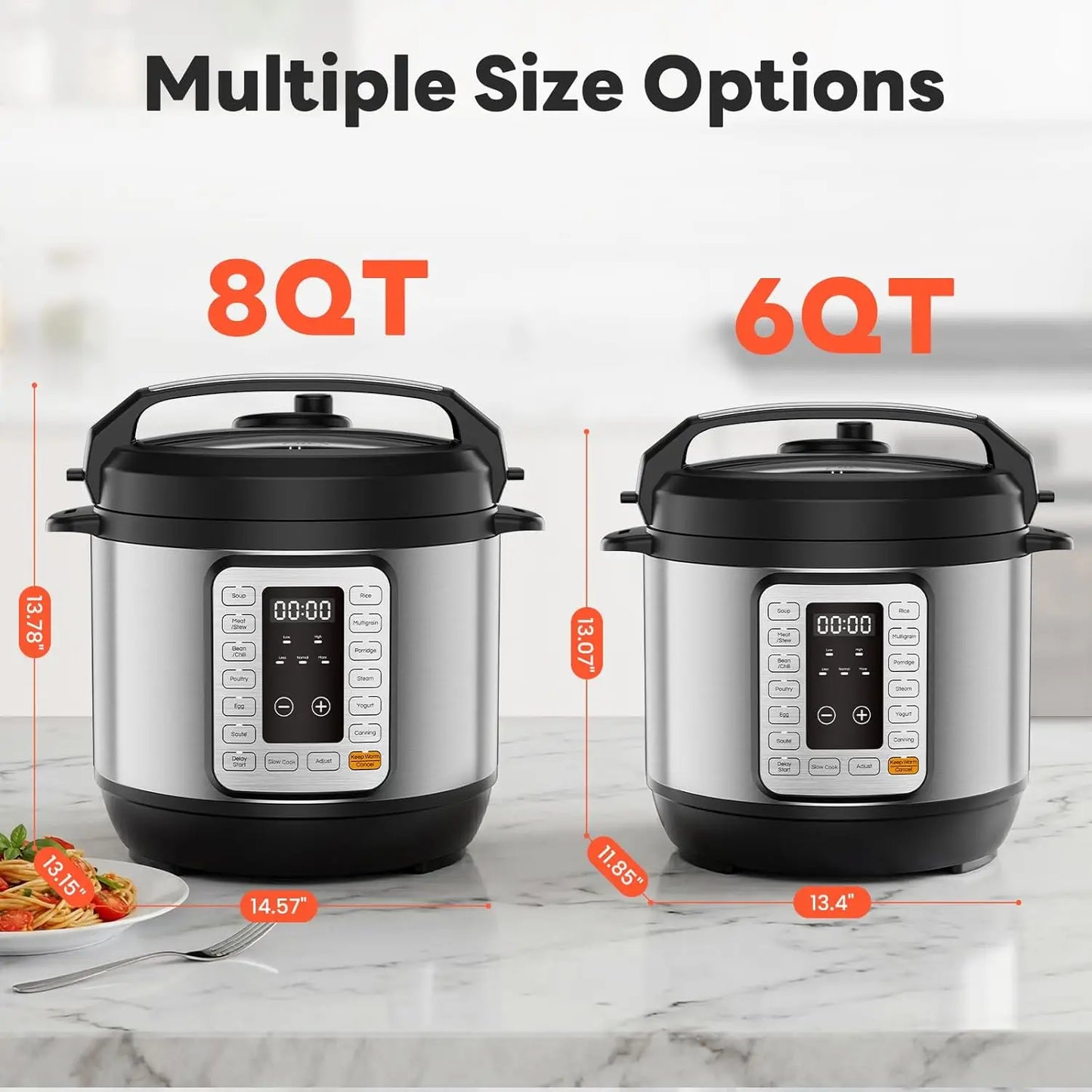 Electric Pressure Cooker 16-In-1 Multi Cooker With Ceramic Pot Yogurt Maker