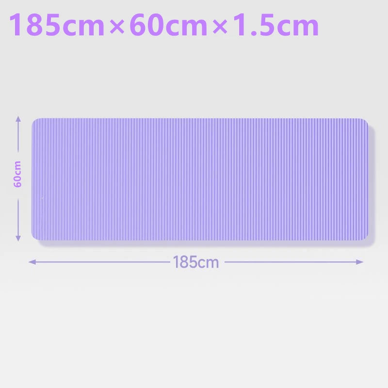 Non Slip Yoga Mat For Home Gym Travel Cushion Workouts