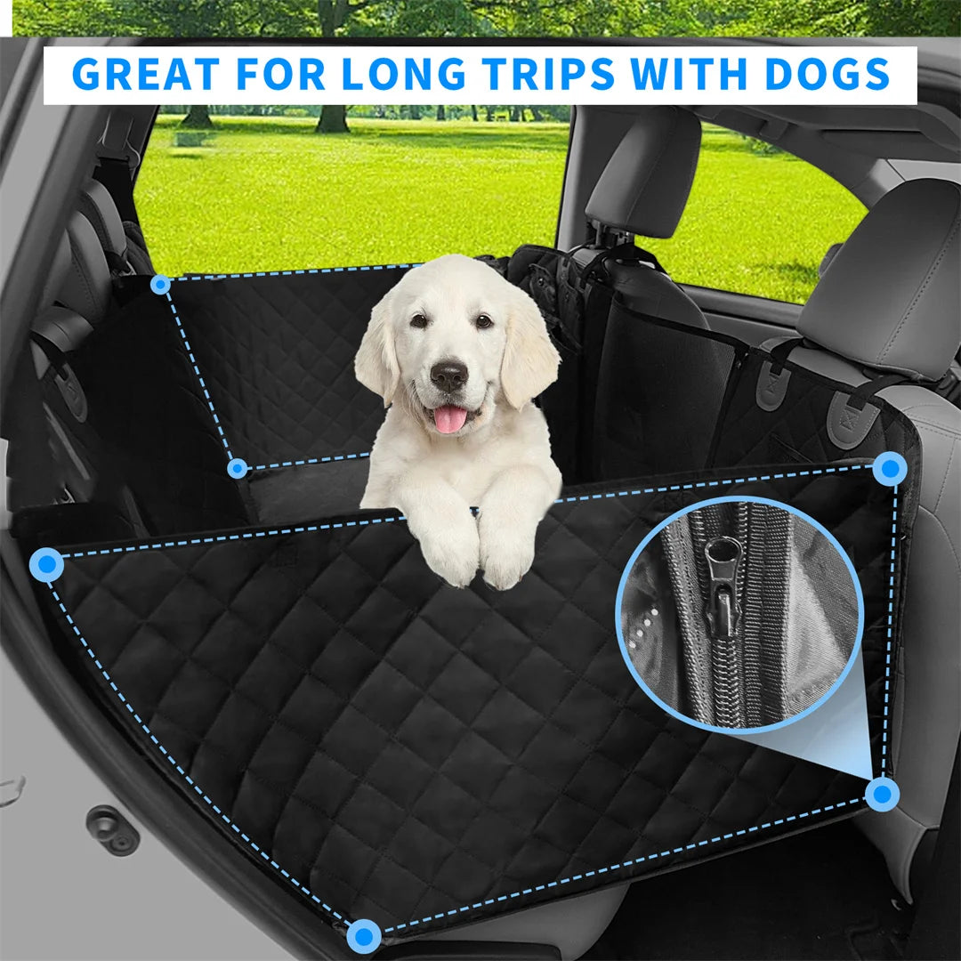 BINGOPAW Waterproof Dog Car Seat Cover Hammock Scratch Proof Back Seat Travel
