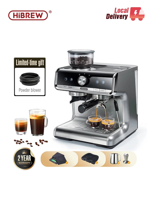 HiBREW Barista Pro 20Bar Espresso Machine With Full Cafe Kit