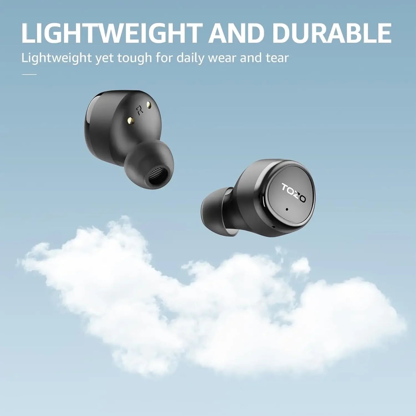 JHLU Wireless Earbuds Built In Mic Clear Calls Waterproof Bluetooth