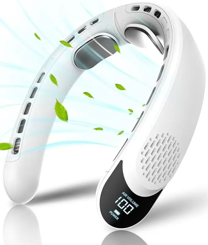 TMJD MISS Portable Neck Fan 4 Turbo USB Rechargeable Fan