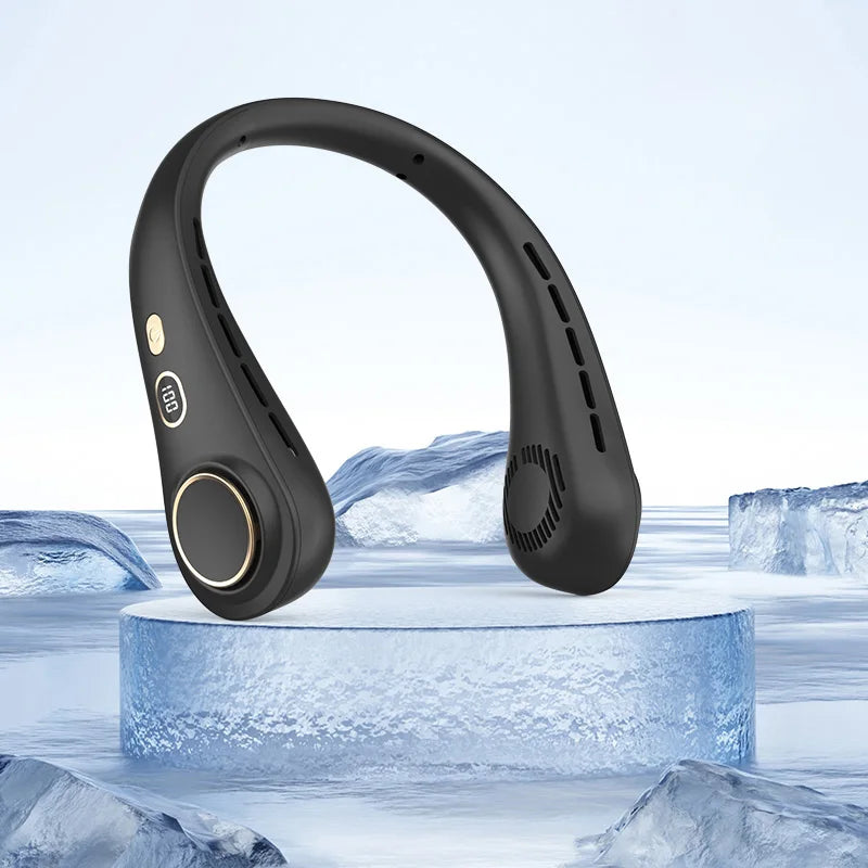 Portable Neck Fan Rechargeable Personal Cooling For Outdoor Travel