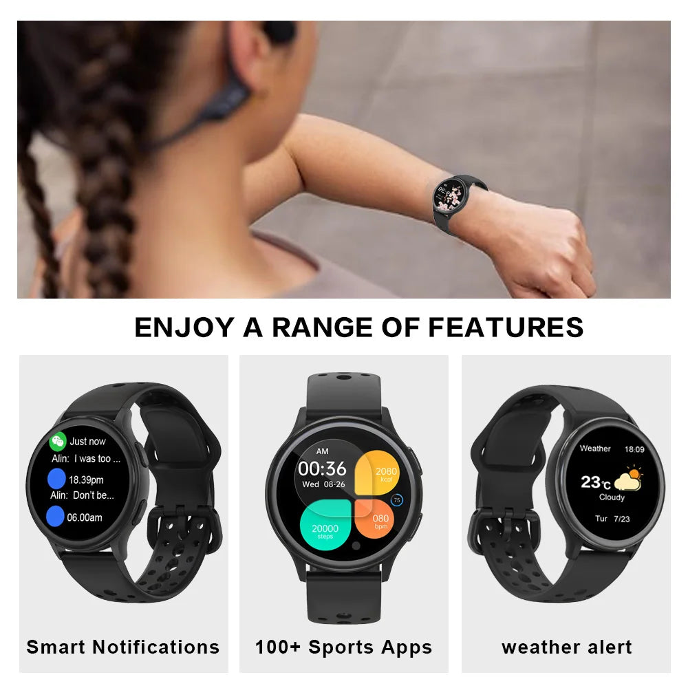 Anyloop Smart Watch Women Fitness Tracker With 400 Plus Faces