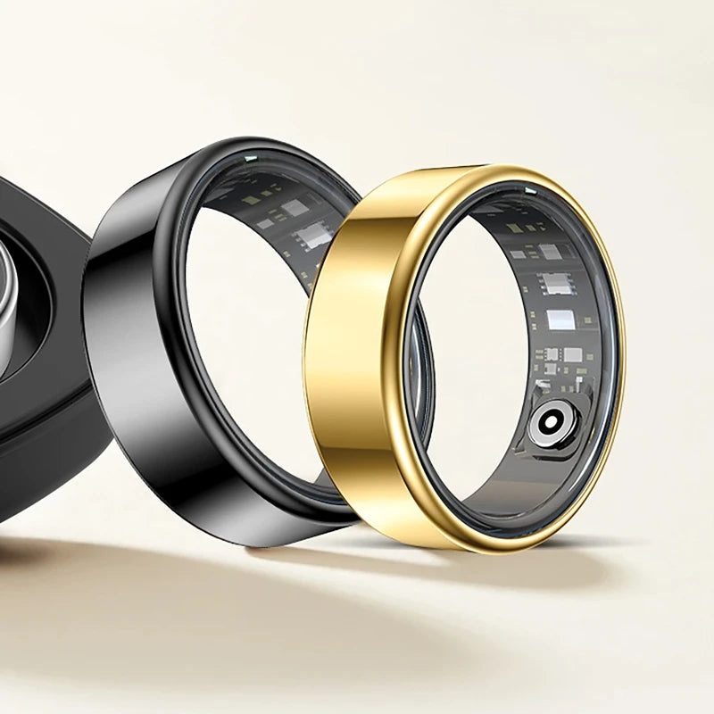 Smart Ring Bluetooth Call Heart Rate Blood Pressure Waterproof Monitor