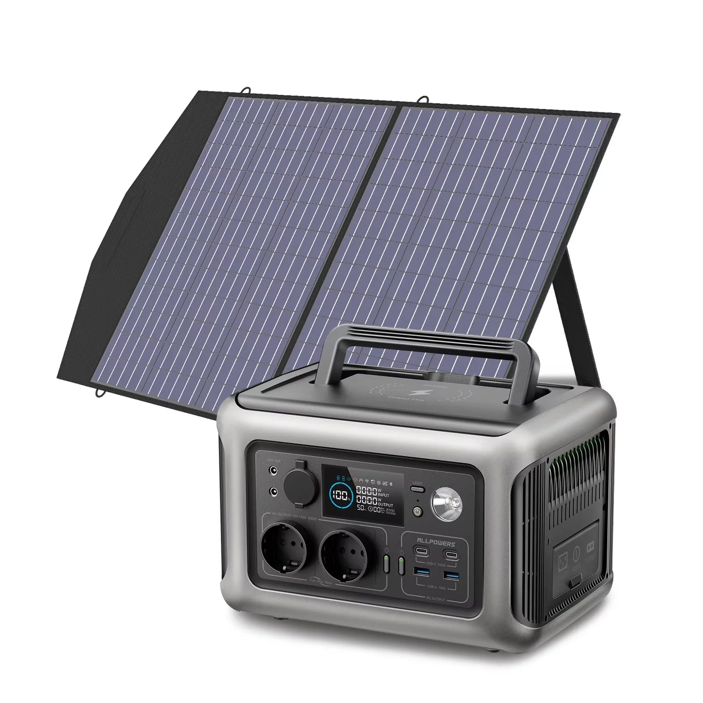 ALLPOWERS R600 Portable Power Station 299Wh LiFePO4 Solar Generator