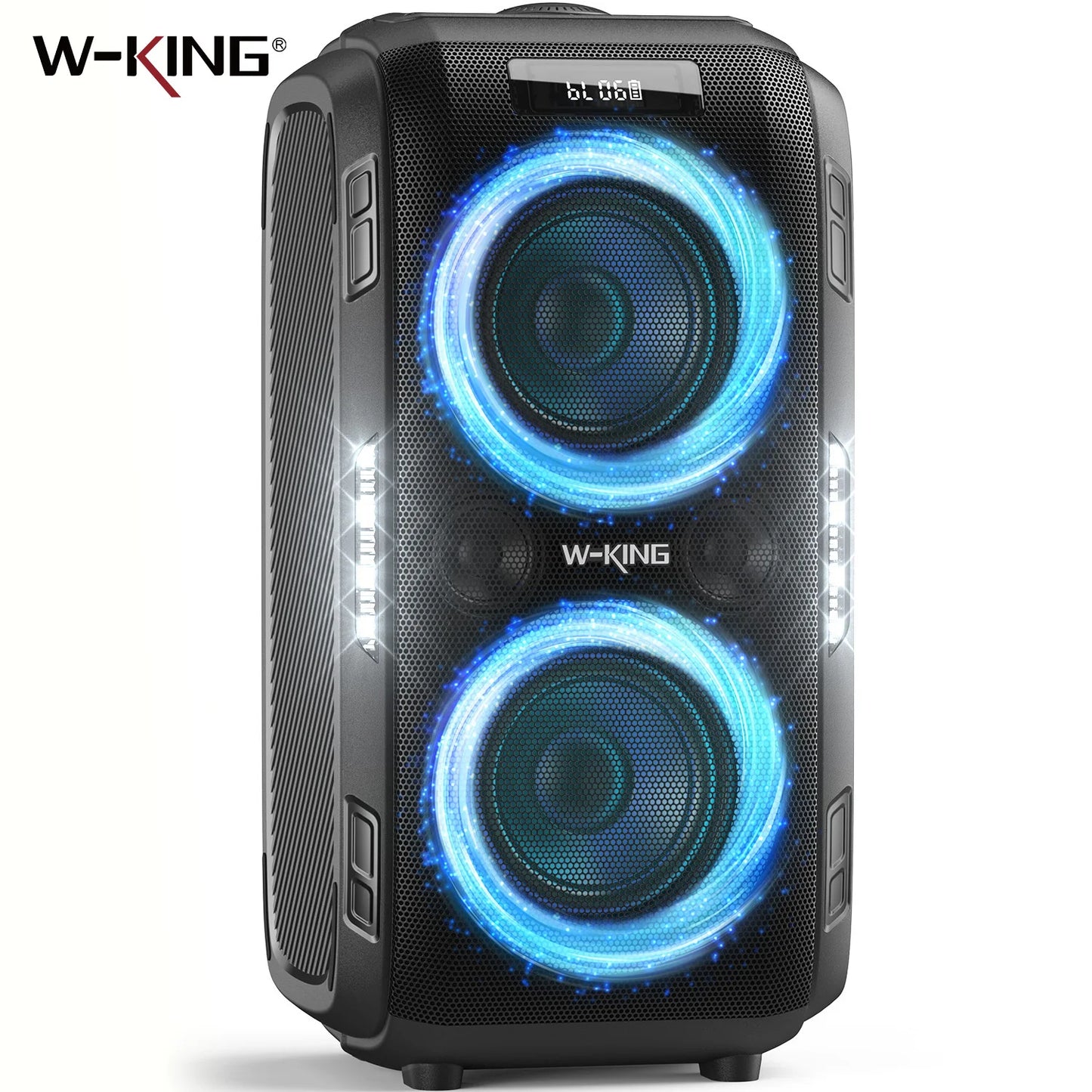 W-King 250W Bluetooth Speaker Loudest 120dB Boombox Portable