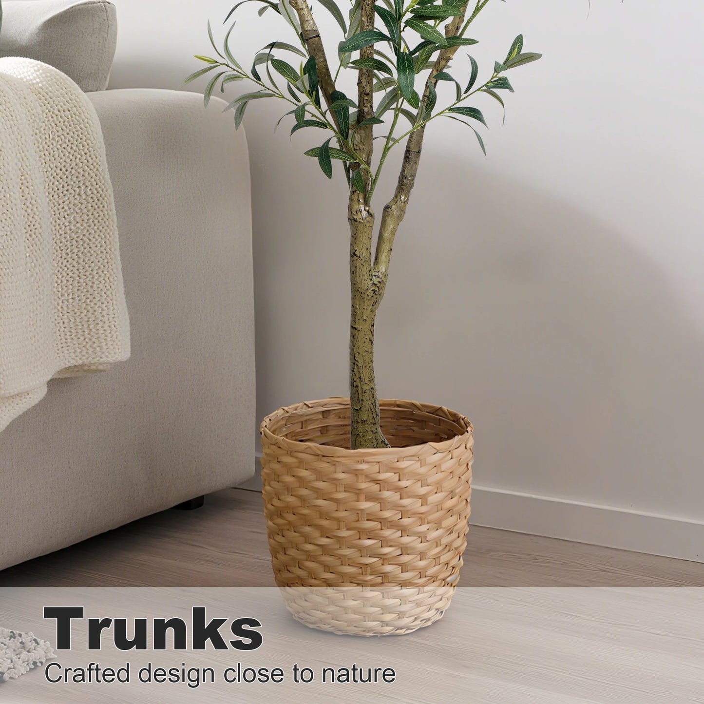 Artificial Olive Tree Indoor Floor Plant With Lifelike Fruits