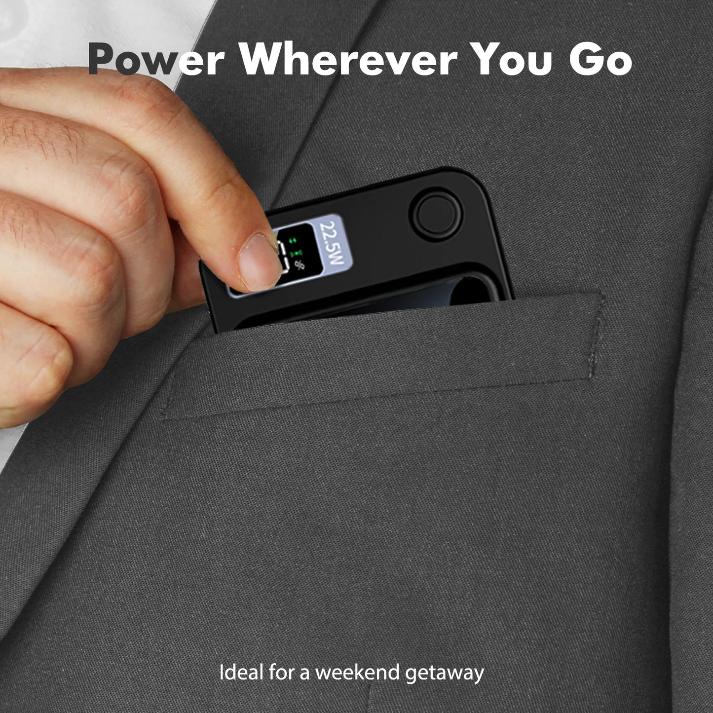 Wireless Magnetic Power Bank 22.5W Charging 10000mAh Led Display Portable