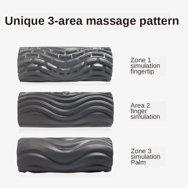 IQTEMOT Electric Yoga Column Roller With Vibration Massage 5 Speeds
