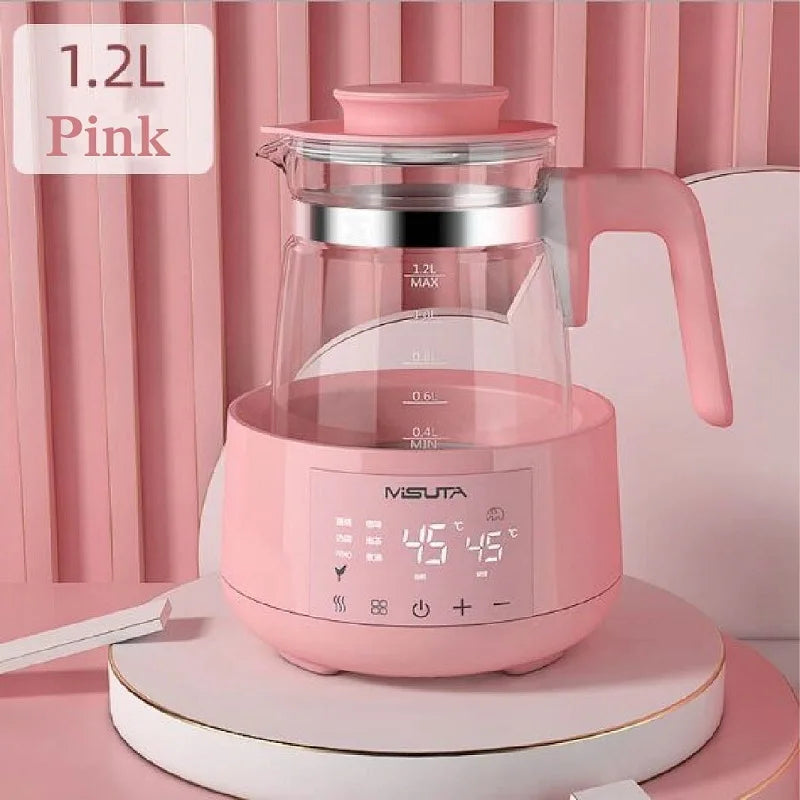 Luouphei Smart Baby Milk Warmer Electric Glass Kettle Temperature Control